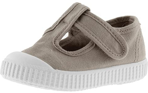 victoria Sandali Unisex 1915 Tela Drec & Strappo & Punta Rinforzata 136625 per Bambini Beige 25