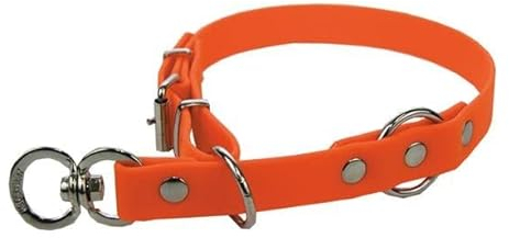 Akah BioThane® Signalhalsung für Jagdhunde (Treibjagd & Drückjagd) Hundehalsband signalorange von oefele.de (45 cm)