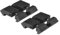 ACEXIER 2Pcs / Lot Military Schwalbenschwanz zu W.eaver Picatinny 11mm bis 22mm Aluminiumadapter .22 Cal Rifle Gun Mount Base Snap In Rail Adapter
