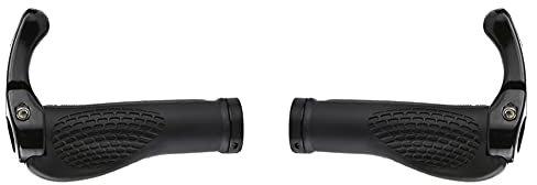 Fahrrad Gummigriffe,MoreChioce Ergonomische Lenkergriffe rutschfeste Fahrradgriffe Mountainbike Lenkerabdeckung Komfortable MTB Griffe für 22,2mm Fahrrad Rennrad Lenker,Schwarz
