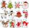Cortadores de galletas de Navidad – 12 cortadores de acero inoxidable para hombre de jengibre, árbol de Navidad,muñeco de nieve,bastón de caramelo, campana y más para galleta,fiesta de Navidad