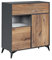 Extreme Furniture Wohnzimmerschrank mit versenkbaren Türen | Venice Sideboard 3D | 100 x 113.5 x 40 cm | Stil Modern