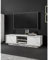 LC Spa Base TV Carrara 2 Portes, marbre Blanc
