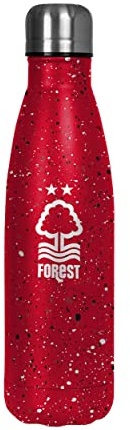 FOCO Officially Licensed Nottingham Forest FC Football Paint Splatter 500ml Reusable Water Bottle