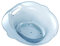 perfk Bassin de bain de siège pour toilettes, baignoire de bidet, universel, zone d'assise plus large portable, siège à vapeur anti-débordement pour, Bleu