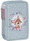 Beckmann 3-Fächrige Federmappe Forest Deer Dusty Mint