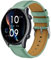 Cinturino per Amazfit GTR 3 Pro, 22mm Cinturino in Pelle per Amazfit GTR 4, GTR 3, GTR 3 Pro, GTR 2, GTR 2e, Amaz fit Stratos, Stratos 2, Stratos 3, Amazfit Pace, Amazfit Balance, Amazfit GTR 47mm