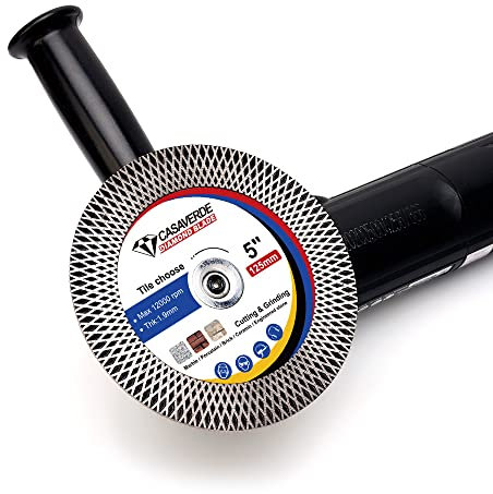 5 Super Diamond Blade Porcelain Grinding Cutting Disc with Removeable M14 Flange Cutting or Grinding for Granite，Marble,Ceramic,Porcealain Tiles