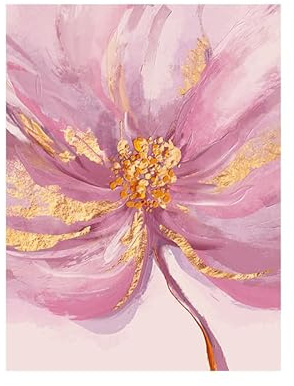 HJOSWVNS Wandbilder Roségold Foto Auf Leinwand Aesthetic Decor Bild Auf Leinwand Bilder Wohnzimmer Leinwand Bilder Wandbilder Wandtattoo Schlafzimmer Badezimmer Room Decor Kein Rahmen 60x90cm