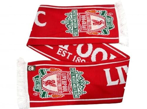 Liverpool FC English Premier League EST 1892 Schal – Authentische EPL, Rot/Ausflug, einfarbig (Getaway Solids), 4 1/2 feet