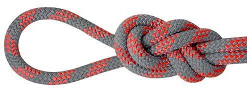 SEAMUS 8mm (5/16in) Prusik Accessory Cord 15M (50ft) UIAA Rock Climbing Rope 14Kn High Tensile Strength Rock Climbing Accessories Cord Double Braid Nylon Cord for Mountain Tree Climbing,Fire Rescue