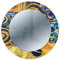 Lupia - Specchio da Parete Rotondo Moderno, MIRROR FANTASY NOTTE STELLATA Van Gogh, Cornice Stampata in Legno, Decorazione per Camera da Letto, Soggiorno, Ingresso, diametro 65 cm