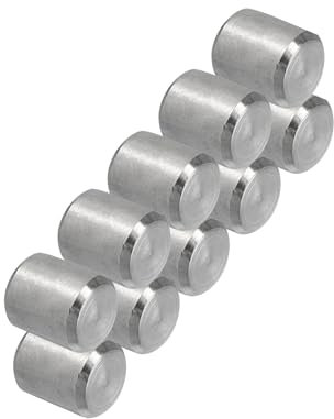 PATIKIL 10pz Assortimento Tasselli in 304 Acciaio Inox 8 x 8mm, Spina Centraggio Perni Metallo Cilindrica Perno Picchetti per Mensole Elementi per Posizione Componenti Fissaggio Mobili