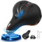 SFGSUP Fahrradsattel Herren/Damen - Memory Foam, Ergonomisch, Stoßdämpfend - Weich Bequemer Atmungsaktiver Fahrrad Sattel mit Wasserfestem Überzug - Fahrradsitz für E-Bike, MTB, Rennrad, Cityrad
