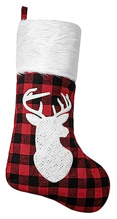 MAGICLULU Weihnachtsbaum-anhänger Weihnachten Weihnachtstüten Aus Papier Plüsch Weihnachtslutscher Dekoration Weihnachtstaschen Mit Kordelzug Weihnachtsdekorationen Weihnachtsanhänger Stoff