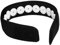 WRITWAA Akupunktur-Stirnband Massageband Tragbares Kopfband Wiederverwendbares Kopfband Yoga Kopfband Komfortables Kopfband Yoga Stirnband Kopfmassagegerät Akupunktmassagegerät Abs Black