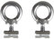 2 Stück Premium Edelstahl Markisenschienenstopper – robustes Wohnwagen- und Wohnmobilzubehör – sichere Passform für Wohnmobil-Markisen und Vordächer – rostfreie Mehrzweck-Schienen-Endkappen – einfach