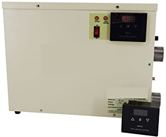 Elektrischer digitaler Warmwasserbereiter Thermostat 1 8kW Intelligenter Temperaturkontrolle wasserdichte Touchscreen SPA Whirlpool Badewanne Erwärmung