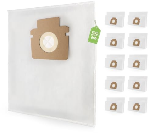 Pack of 10 for H90 H91 Vacuum Cleaner Bags for Hoover H-Energy 300/HE320PET/HE310HM/HE332ALG/HE322PET/HE330ALG/HE313HE/HE321PAF Vacuum Cleaner Bags Replacement Vacuum Cleaner Accessories