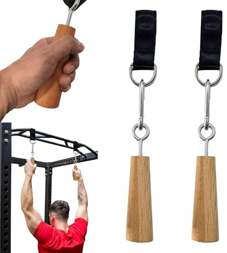 Ball Grip Pull Up Griff, Pull Up Bar Ball Grip,Trainingsgeräte Haltegriffe Klettern - Kein Cracking tragbarer Pull-up-Griff für Rücken Finger Unterarm Workout