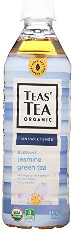 Teas' Tea, Tea Green Jasmine Organic, 16.9 Fl Oz
