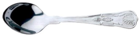 SET OF 6, HALF A DOZEN, PARISH KINGS tea spoons, stainless steel, 2.5mm gauge 18/0 stainless steel