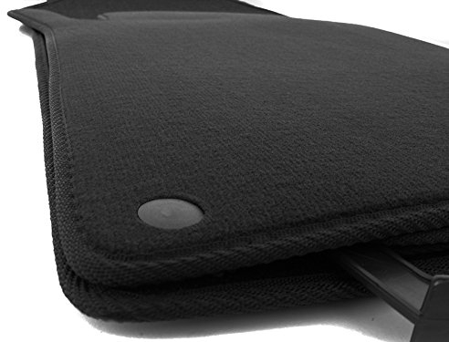 Fußmatten für C-Klasse W203 S203 AMG Premium Velours Automatten in Original Qualität Matten Set 4-teilig Schwarz Neu