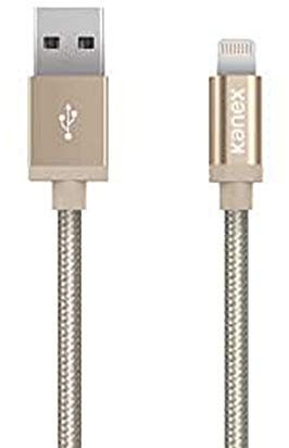 KANEX 1.2 m Lightning USB Cable - Aluminum/Gold