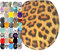 Sanilo Toilet Seat, Great Range of Colorful Toilet Seats, Stable Hinges, Easy to Mount (Leopard)