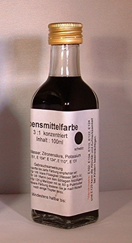 GEKO Lebensmittelfarbe, flüssig (schwarz) 100ml
