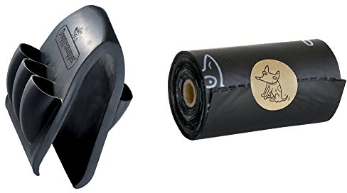 The Sustainable People Doggyssnapper - handlicher Kotbeutelgreifer im Taschenformat, Pooper Scooper inkl biologisch abbaubare TSP Kotbeutel (1Rolle) vermeidet das unangenehme Gefühl beim Aufheben