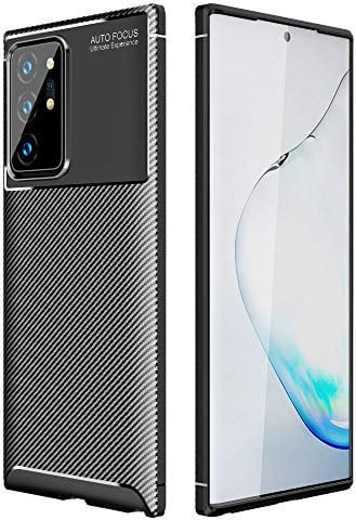 TECHGEAR Galaxy Note 20 Ultra Case [CarbonFlex Case] Premium Flexible Soft Shockproof Slim Fit Case Cover with Carbon Fibre Effect Designed For Samsung Galaxy Note 20 Ultra