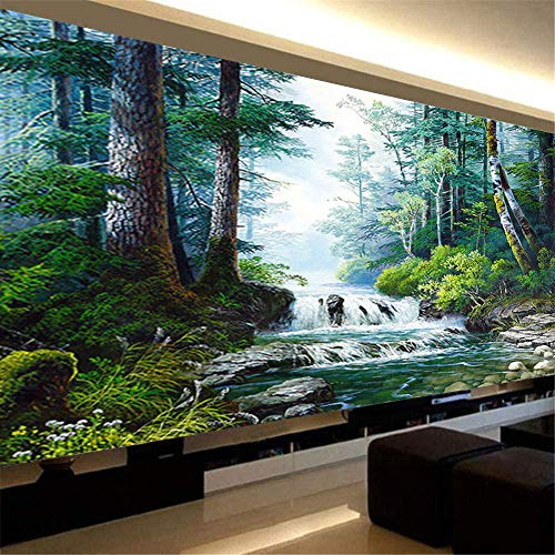 Nicole Knupfer 5D Wald Diamant Painting Kit Full Bohrer DIY Diamond Malerei Handgemachtes Wohnzimmer Wanddekoration (70X50cm)