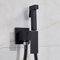 Rubinetto Per Bidet Rubinetto Per Doccia In Ottone Miscelatore Per Rondella Miscelatore Per Acqua Calda Fredda Gru Quadrato Per Doccia Spruzzatore Rubinetto Per Wc Rubinetti Per Wc Nero opaco