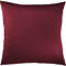 Pure Label Mako Satin Kissenbezug 50x50 cm aus 100% Baumwolle in rot - Traumhaft weiches Deko Kissen passend zu unseren Bettwäsche Sets
