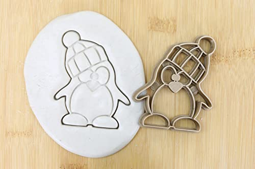 Cookie Cutter Fondant Keksstempel/Ausstechform Keksausstecher Plätzchen Pinguine mit Mütze ca. 8cm