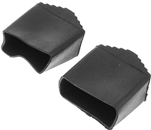 Housoutil Caoutchouc Pied Escabeau, Lot De 2 Pieds D'Échelle, Pied Echelle Caoutchouc Antidérapant, Pieds Echelle Caoutchouc Noir, échelle à Chevrons Patin Echelle, Couvre Pied Echelle Adapté Aux éch