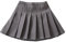 RMBLYfeiye Kinder Mädchen A-line Basic Solid Mini Skater Rock,Einfarbig Leicht Glocken Röcke Informell Dehnbaren Faltenrock Hohe Taille Minirock Schulmädchen Gefaltete Skater Rock