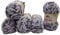 5 x 100 Gramm Himalaya Dolphin Tweed Strickwolle, 500 Gramm Baby- Wolle zweifarbig gesprenkelt (flieder schwarz 92006)