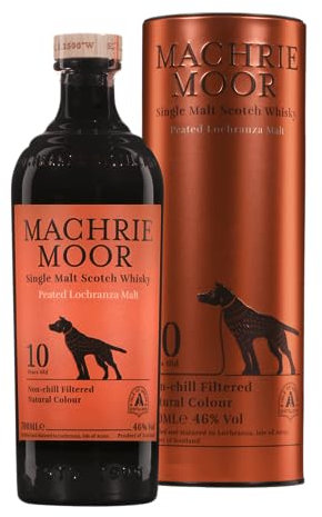 MACHRIE MOOR - 10 ans, Arran - Single Malt Whisky Tourbé - Notes d'Epice & Fumée - Origine : Ecosse, Highlands-arran - 46% Alcool - 70 cl