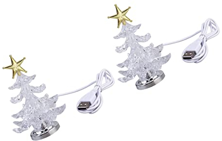 OSALADI Desk Decoration 2 Stücke Lampe Mini Mit Lichter USB Powered Desktop Für Home Office Kamin Party Dekoration Led Tischleuchte