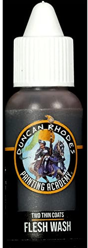 Duncan Rhodes Painting Academy Two Thin Coats Hobby Paints 15ml (Flesh Wash)
