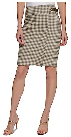 DKNY Damen Ud2sd640-avo-12 Rock, Avocado, 44