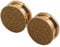 Homxi 2PCS Tunnel Piercing 20mm,Tunnel Set Dehnungsset Edelstahl Plug Ohr 3/4 inch Rund mit Matt Tunnel Set Gold