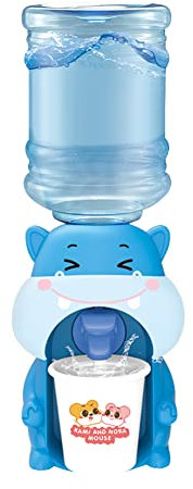 Katutude Mini dispensador de agua, juguete dispensador de agua de simulación para niños con dispensador de agua lindo juguete de cocina de dibujos animados mini máquina de agua para niños