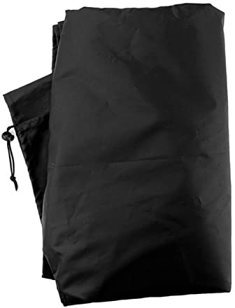 Garten Klappstühle Schutzhülle , Klappbett Decke Aufbewahrungstasche Oxford wasserdicht, Anti-UV, Staubdicht für Gartenmöbel Deckchair Klappstuhl Schwarz (130*30.5*99cm)