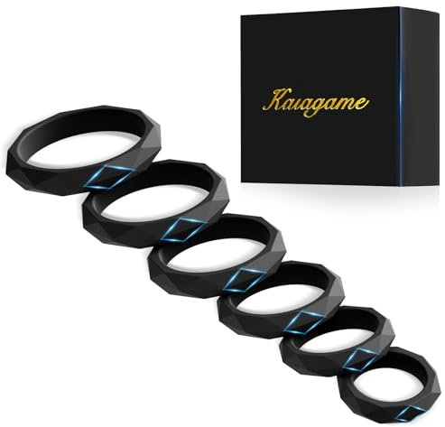 Cock Ring 6 Sizes Penis Ring Adult Toys Couples Sex Toýs for Men Cockring Male Sex Toys 4Mens UK, Silicone Penisex Ring Adjustable Cock and Ball Sexual Aids