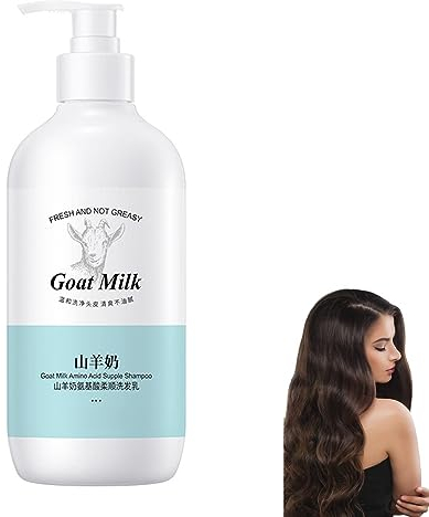 Goat Milk Body Wash Set, Goat Milk Whitening Body Wash, Milk Shower Cream, Deep Cleaning and Moisturizing Body Wash, Shampoo and Conditioner Set 16.9oz (Shampoo)