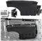 JHCHAN Werkzeugkasten Werkzeugaufbewahrung für Ford Ranger 2023 2024 2025 T9 Pickup Wildtrak Raptor XL XLT Limited Tremor Platinum Werkzeugkiste Organizer 180° Swing Case (Rechte Seite)