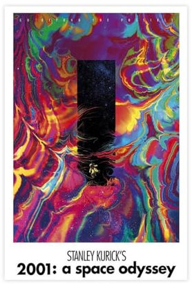 EYEZER Filmposter 2001 A Space Odyssey, Leinwand-Poster, Wandkunst, Dekor, Bild, Gemälde für Wohnzimmer, Schlafzimmer, Dekoration, ungerahmt, 30 x 45 cm